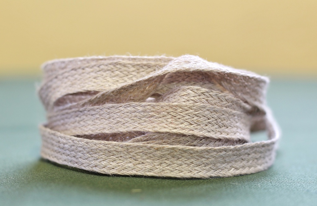 Treccia Piatta in Lino