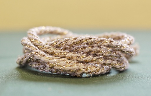 Linen and Lurex Torchon