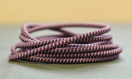 Multicolored round elastic band